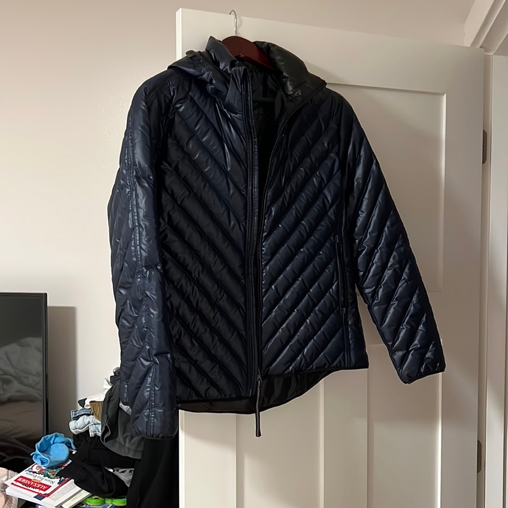 Rag & Bone down jacket size large blue